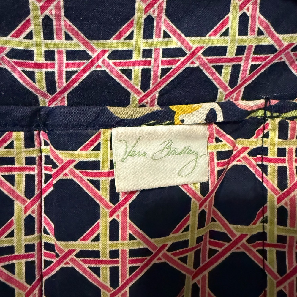 Vera Bradley Crossbody Hipster Bag Ribbons Retired Pattern Adjustable Strap 2012 - Picture 12 of 12
